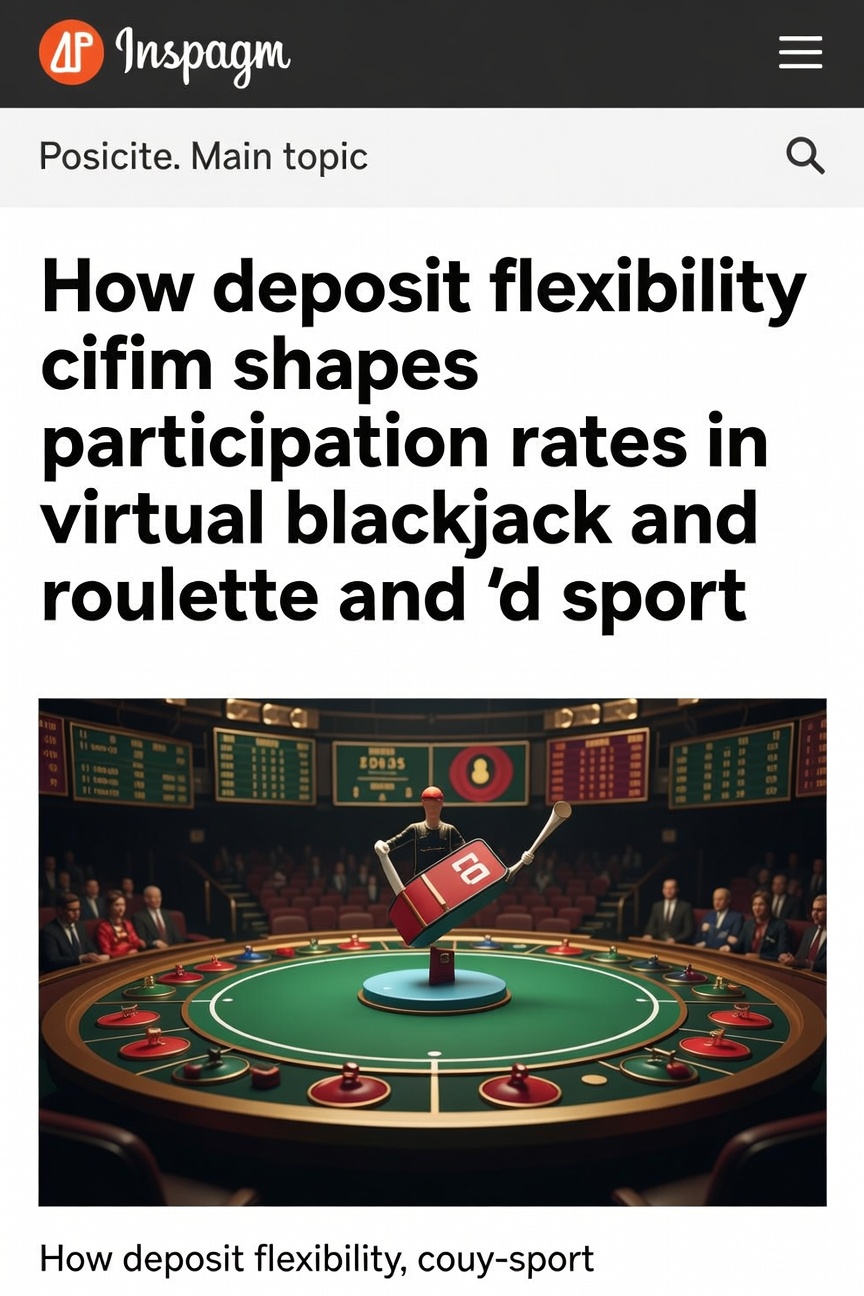Vergleich von Einzahlungsflexibilität in Sportwetten und virtuellen Tischspielen mit Fokus auf Nutzerbeteiligung